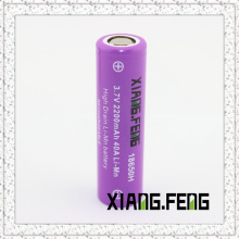 3.7V Xiangfeng 18650 2200mAh 40A Baterías recargables de la batería de litio de Imr de la MOD